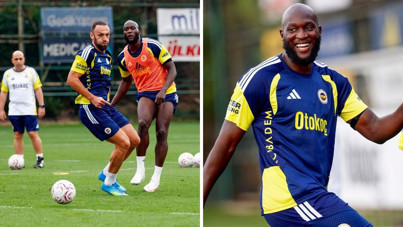 Romelu Lukaku, Fenerbahçe'de ilk antrenmanına çıktı
