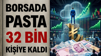Borsada pasta 32 bin kişiye kaldı