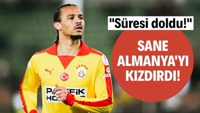 Galatasaraylı Leroy Sane Almanya'yı kızdırdı: Süresi doldu!