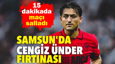 Samsun'da Cengiz Ünder fırtınası: 5 dakikada maçı salladı