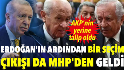 Erdoğan'ın ardından bir seçim çıkışı da MHP'den geldi: MHP AKP'nin yerine talip oldu
