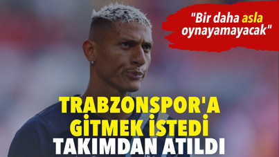 Trabzonspor'a gitmek istedi takımdan atıldı: "Bir daha asla oynayamayacak"