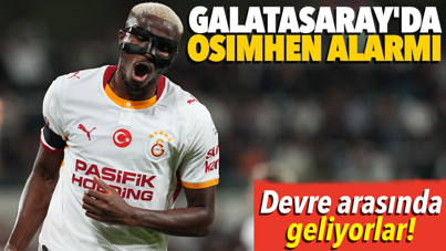 Galatasaray’da Victor Osimhen alarmı. Devre arasında geliyorlar