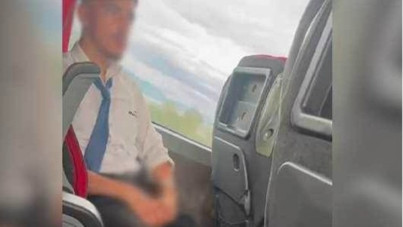 Otobüste kadın yolcu muavin tacizi
