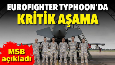 Eurofighter Typhoon'da kritik aşama. MSB açıkladı