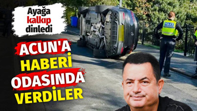 Acun Ilıcalı'ya haberi odasında verdiler. Ayağa kalkıp dinledi
