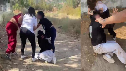 Denizli’de dehşete düşüren akran zorbalığı. Kız öğrenciyi çeşme altında ıslatıp darp ettiler