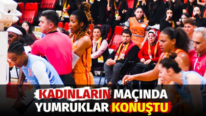 Kadınların maçında yumruklar konuştu! İki isim de oyundan atıldı
