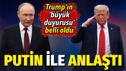 Trump’ın büyük duyurusu belli oldu. Putin ile anlaştı