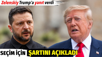 Seçim için şartını açıkladı. Zelenskiy Trump'a yanıt verdi