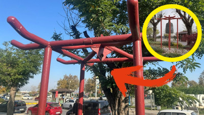 Yalova'da dostluk simgesini çaldılar. 87 kiloluk çanı hurdacıya bakın kaça sattılar