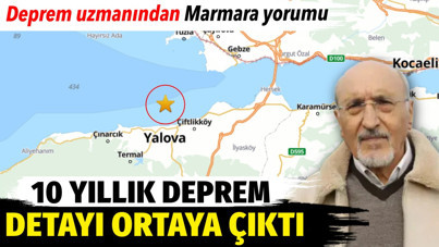 10 yıllık deprem detayı ortaya çıktı. Deprem uzmanından Marmara yorumu