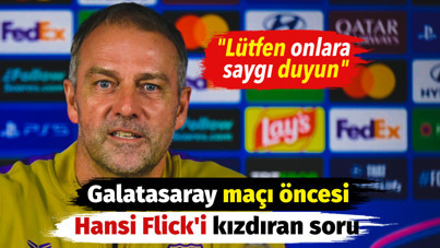 Galatasaray maçı öncesi Barcelona'nın hocası Hansi Flick'i kızdıran soru