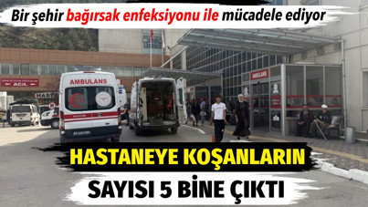 Hastaneye koşanların sayısı 5 bine çıktı. Bir şehir bağırsak enfeksiyonu ile mücadele ediyor