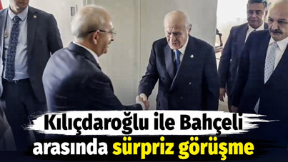 MHP lideri Devlet Bahçeli ile Kemal Kılıçdaroğlu görüştü