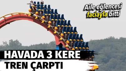 Havada 3 kere tren çarptı! Korkunç anlara ailesi tanık oldu