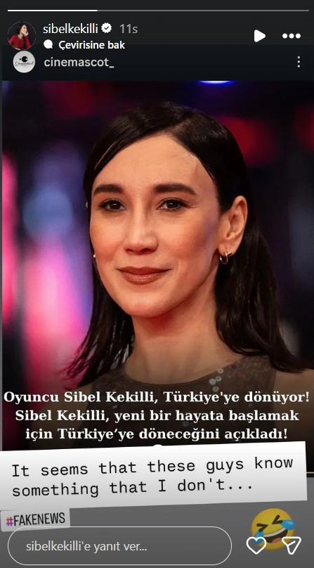 Sibel Kekilli'nin Türkiye'ye döneceği iddialarına yanıt verdi - Resim : 1