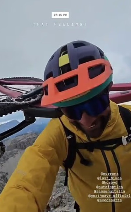 Son videosu oldu: Fenomen bisikletçi dağda düşerek öldü - Resim : 2