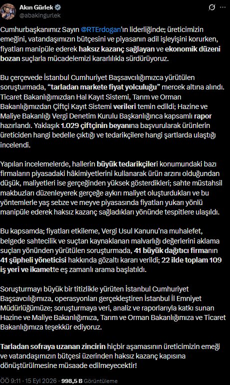 Akın Gürlek açıkladı. Ölü insanlara fatura kesmişler. Hepsi gözaltında - Resim : 3