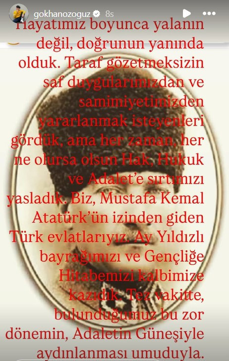Athena Gökhan'dan adalet çağrısı: "Bu zor dönemin adaletin güneşiyle aydınlanması umuduyla..." - Resim : 1