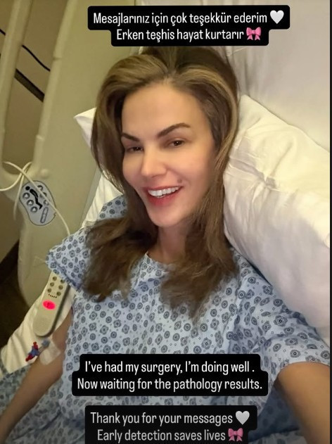 Tülin Şahin ameliyat oldu! “Erken teşhis hayat kurtarır” mesajı verdi - Resim : 1