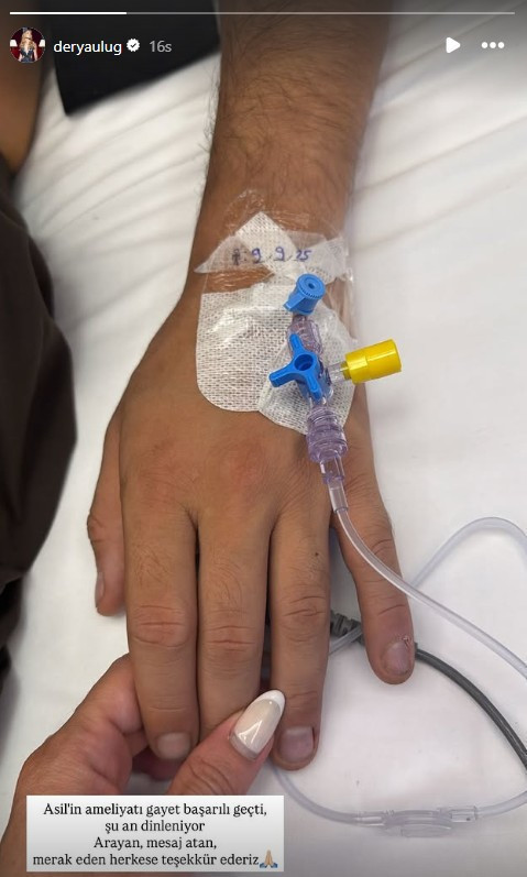 Derya Uluğ'dan korkutan paylaşım! Hastane odasından paylaştı - Resim : 1