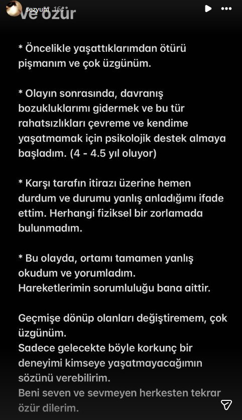 Kaan Sezyum taciz iddialarını kabul edip özür diledi - Resim : 1