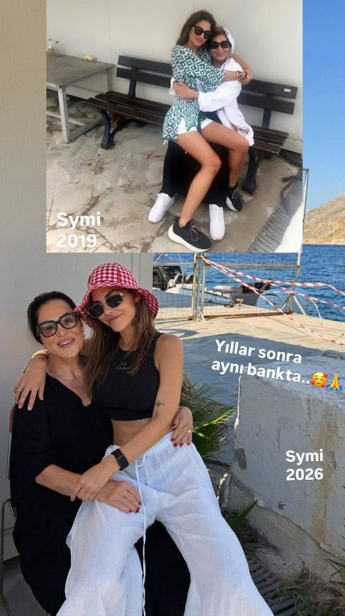 Türkan Şoray ile yıllar sonra aynı bankta nostaljik poz - Resim : 1