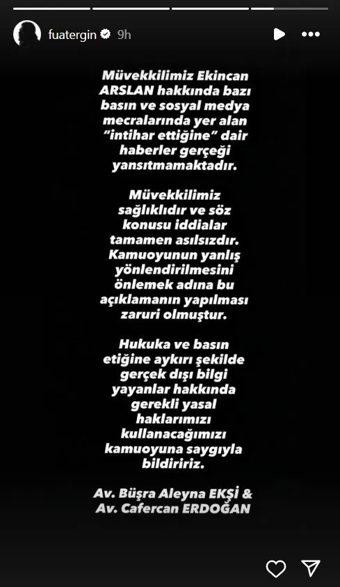 Sansar Salvo'nun intihar ettiği iddia edilmişti: Avukatı açıklama yaptı - Resim : 1