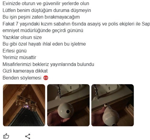 Bungalovda gizli kamera skandalı - Resim : 1