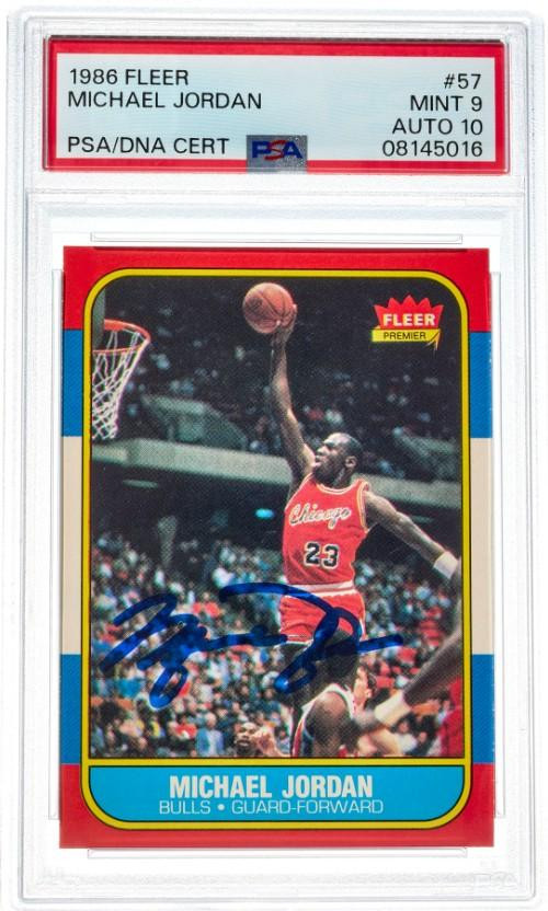 Micheal Jordan çaylak kartı rekor fiyata satıldı - Resim : 1