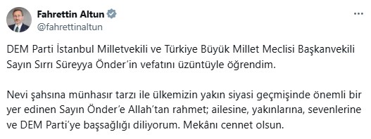 Siyasilerden Sırrı Süreyya Önder mesajı - Resim: 11