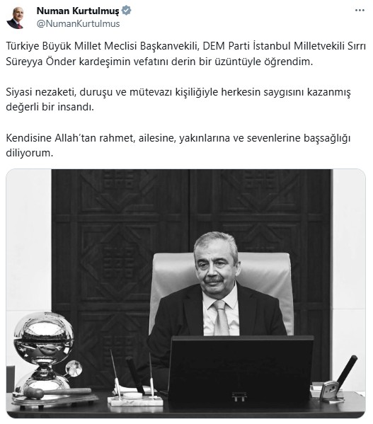 Siyasilerden Sırrı Süreyya Önder mesajı - Resim: 7