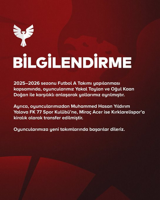 Amedspor'dan bomba transfer: 4 isim gitti - Resim : 1