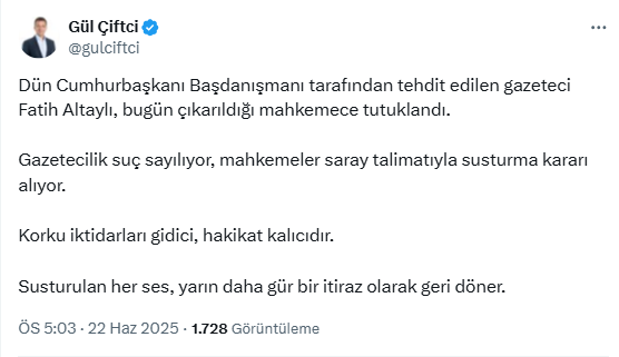 Fatih Altaylı’nın tutuklanmasına tepki yağıyor - Resim: 9