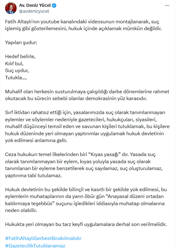 Fatih Altaylı’nın tutuklanmasına tepki yağıyor - Resim: 8