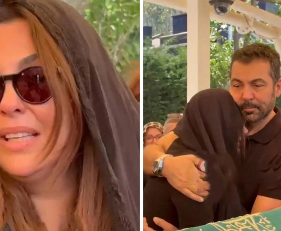 Aslı Hünel ile Saruhan Hünel'in acı vedası: Gözyaşları sel oldu