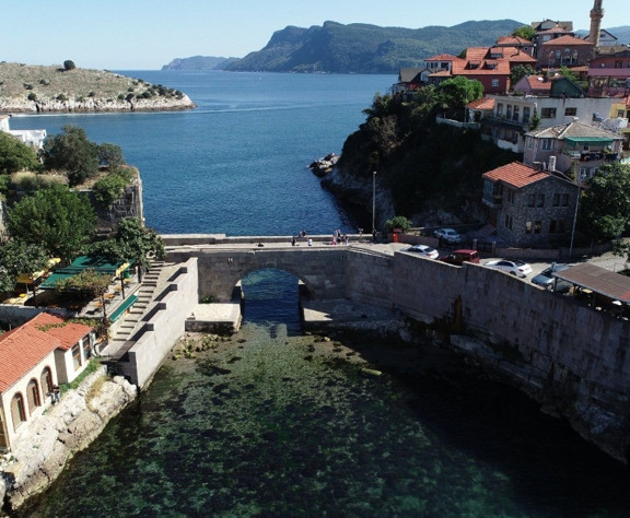 6 bin 600 kişilik ilçeye nüfusun 10 katı turist geldi