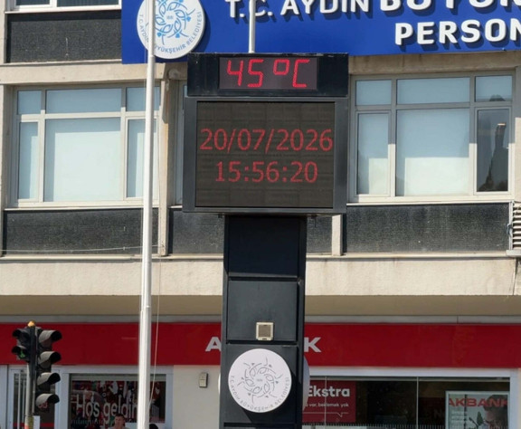 Termometreler 45 dereceyi gösterdi