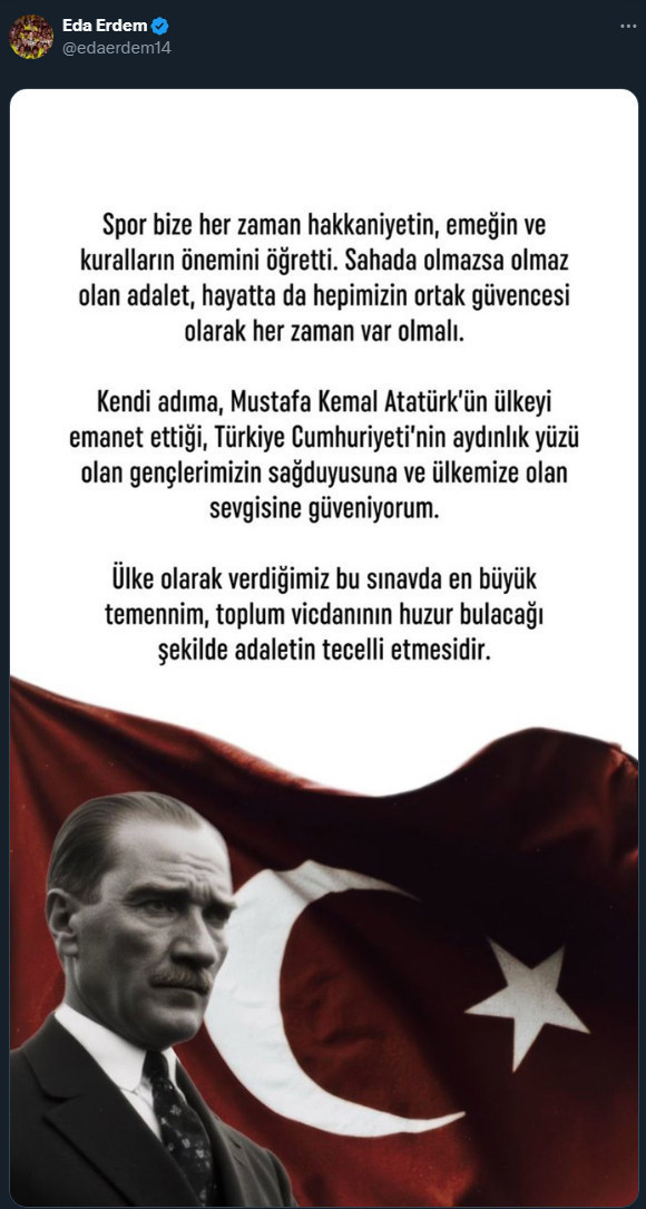 İmamoğlu sessizliğine tepki gösterilmişti: Eda Erdem'den paylaşım geldi - Resim : 1