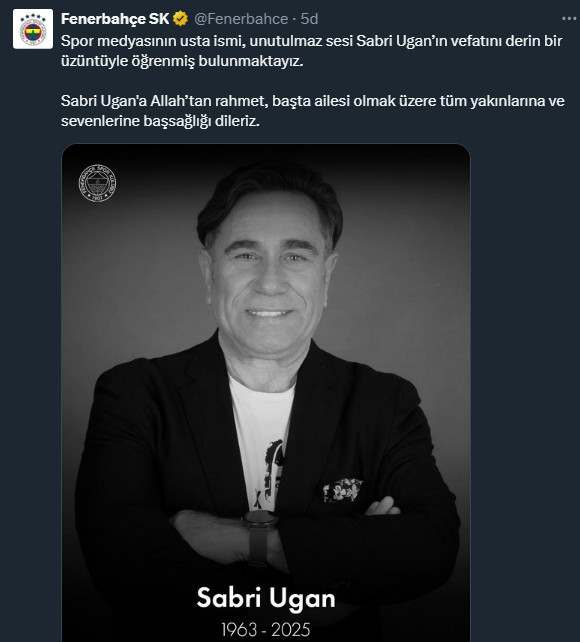 Türk spor basınının acı kaybı: Sabri Ugan hayatını kaybetti - Resim : 1