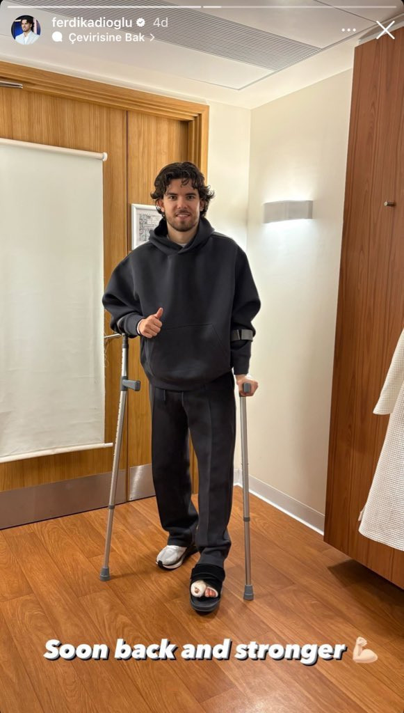 Ferdi Kadıoğlu ameliyat oldu - Resim : 1