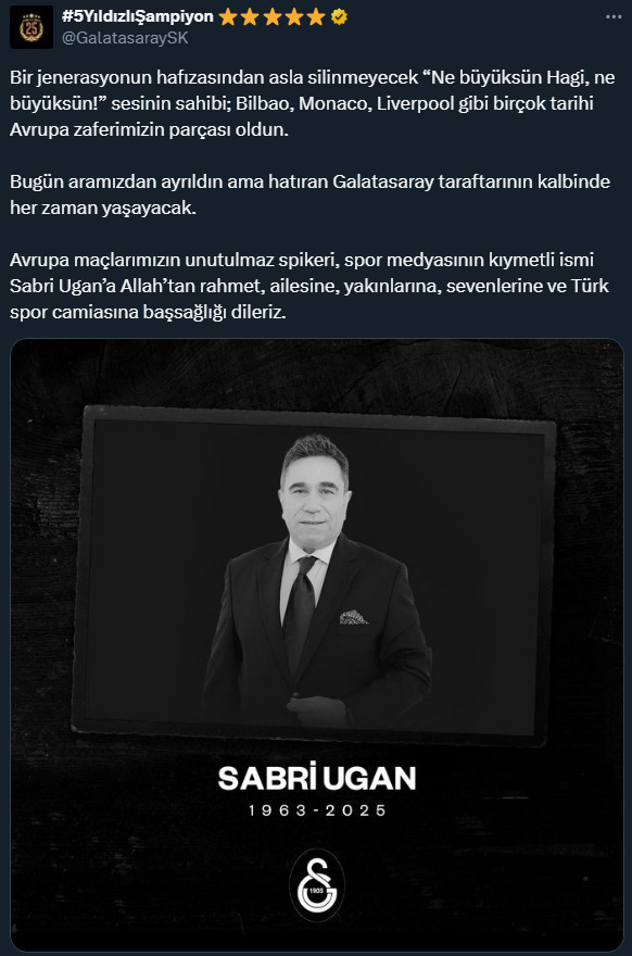 Türk spor basınının acı kaybı: Sabri Ugan hayatını kaybetti - Resim : 2