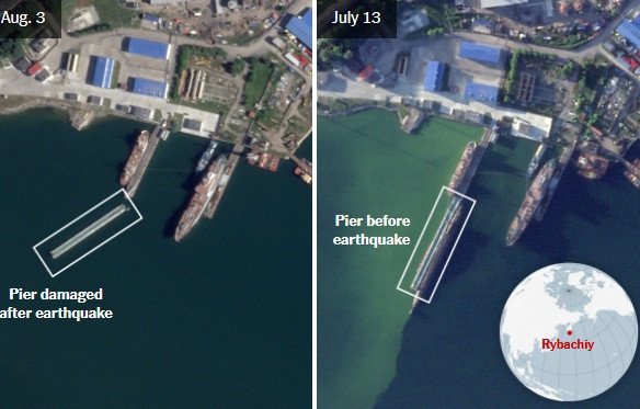 8,8'lik deprem sonrası uydu görüntülerinde korkutan keşif - Resim : 1