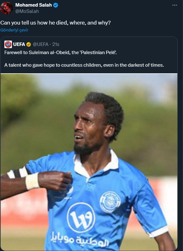 Salah'tan UEFA'ya tepki: "Nasıl, nerede ve neden öldüğünü açıklayabilir misiniz?" - Resim : 1