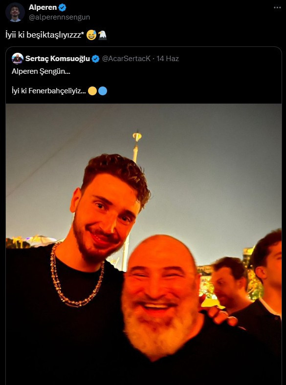 Alperen Şengün'den Fenerbahçe yanıtı: İyi ki Beşiktaşlıyız - Resim : 1