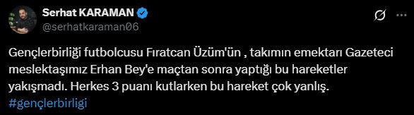 Fıratcan Üzüm'den basın sorumlusuna küfür - Resim : 1