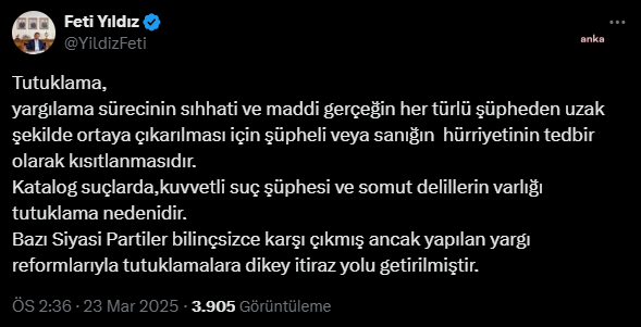 İmamoğlu'nun tutuklanması sonrası MHP'den çıkış: 'Dikey itiraz'ı işaret etti - Resim : 1