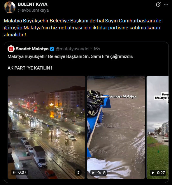 Şehri su basınca AKP'li başkana AKP'ye katılın çağrısı yapıldı - Resim : 3