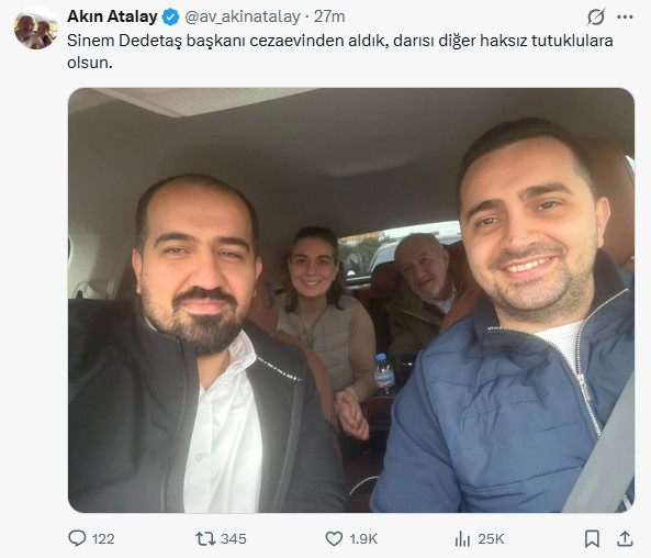 Cezaevinden çıkan Sinem Dedetaş’ın ilk fotoğrafı geldi - Resim : 3
